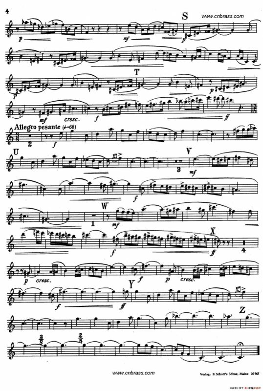 亨德米斯-奏鸣曲（圆号独奏）