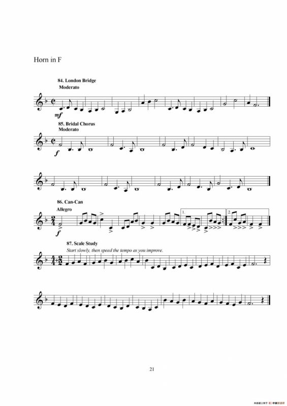 F调圆号初级教程