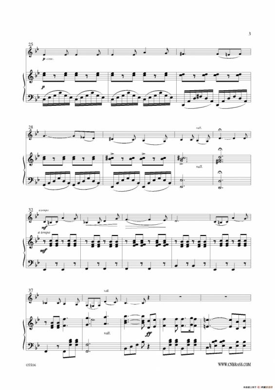 威尼斯狂欢节变奏（圆号+钢琴）