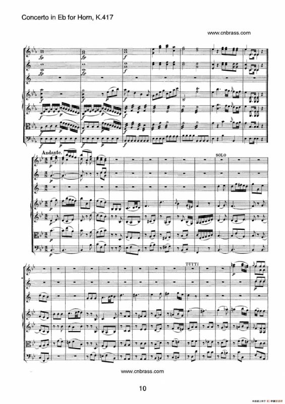 圆号协奏曲（作品K417）