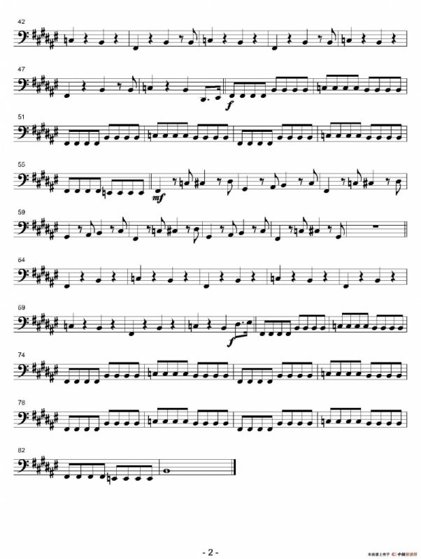 ALL STAR（4支长号分谱）