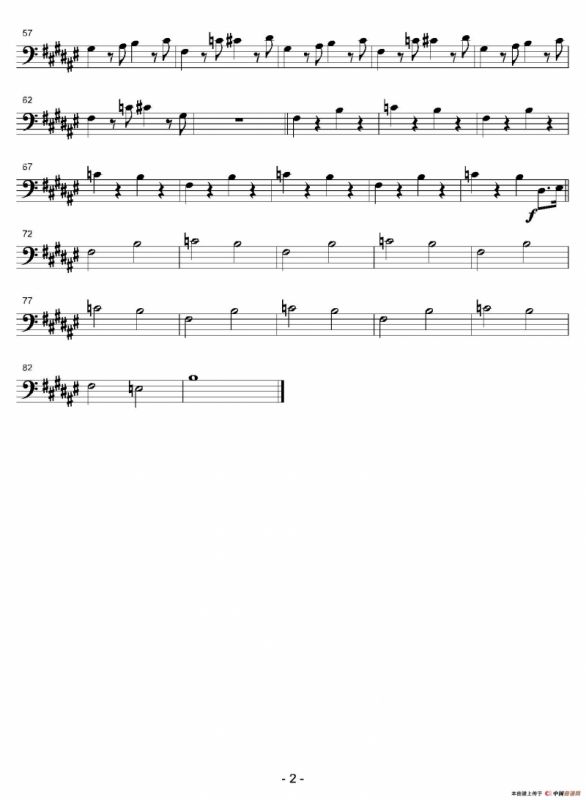 ALL STAR（4支长号分谱）