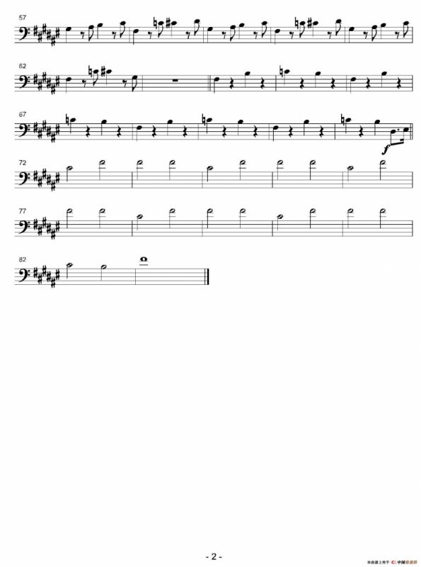 ALL STAR（4支长号分谱）