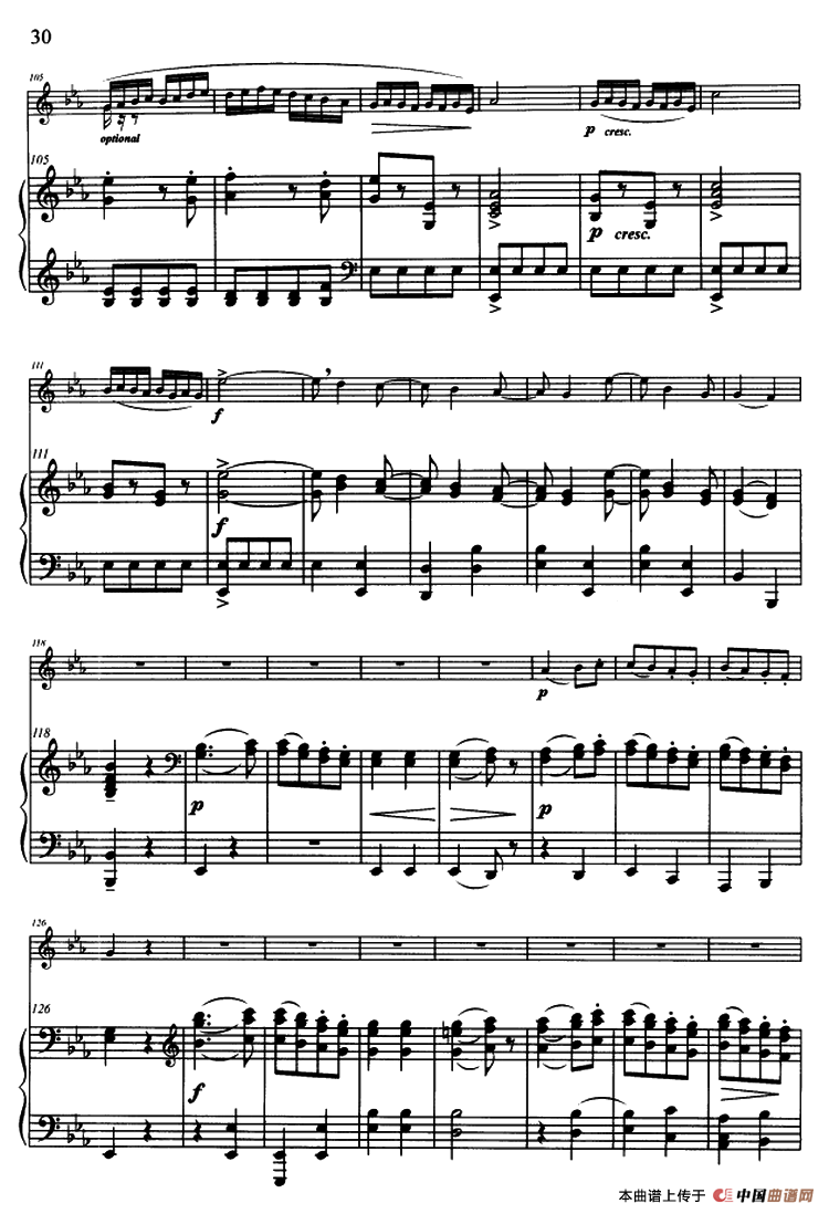 哈利路亚（Alleluja）（小号独奏+钢琴伴奏）