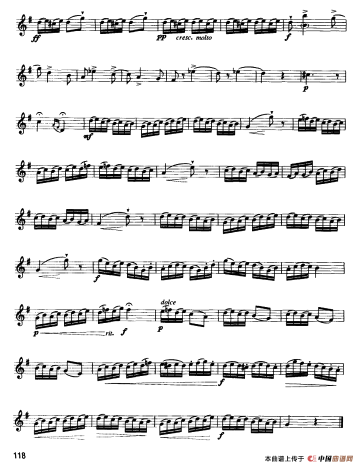 圆号中级练习曲（11——20）