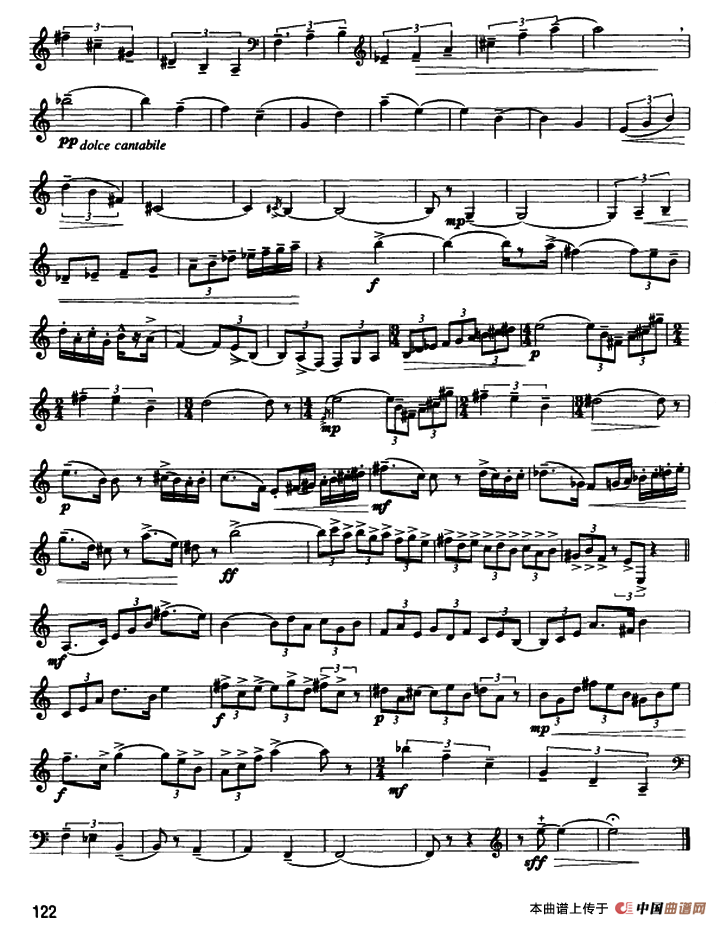 圆号中级练习曲（11——20）