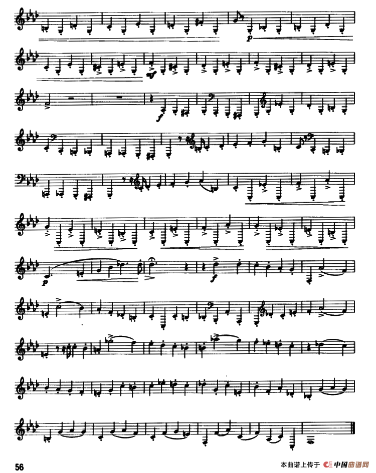 圆号入门综合练习30例（22——30）