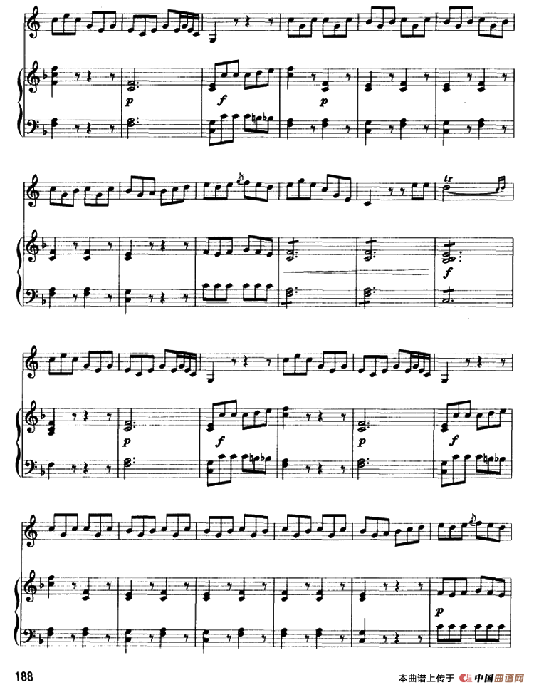 回旋曲（圆号+钢琴伴奏）