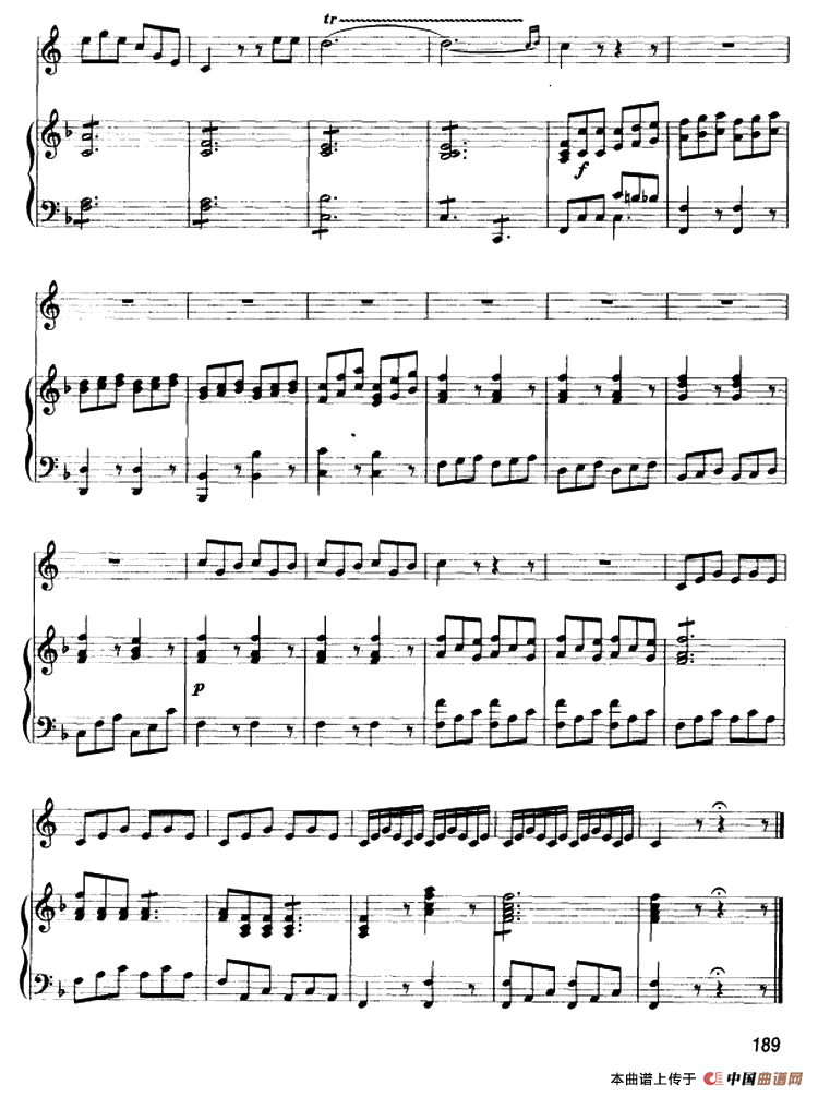 回旋曲（圆号+钢琴伴奏）