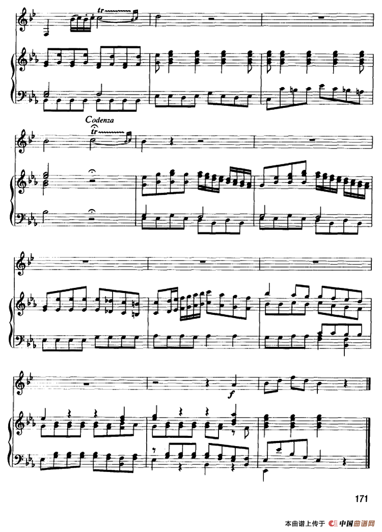 快板（圆号+钢琴伴奏）