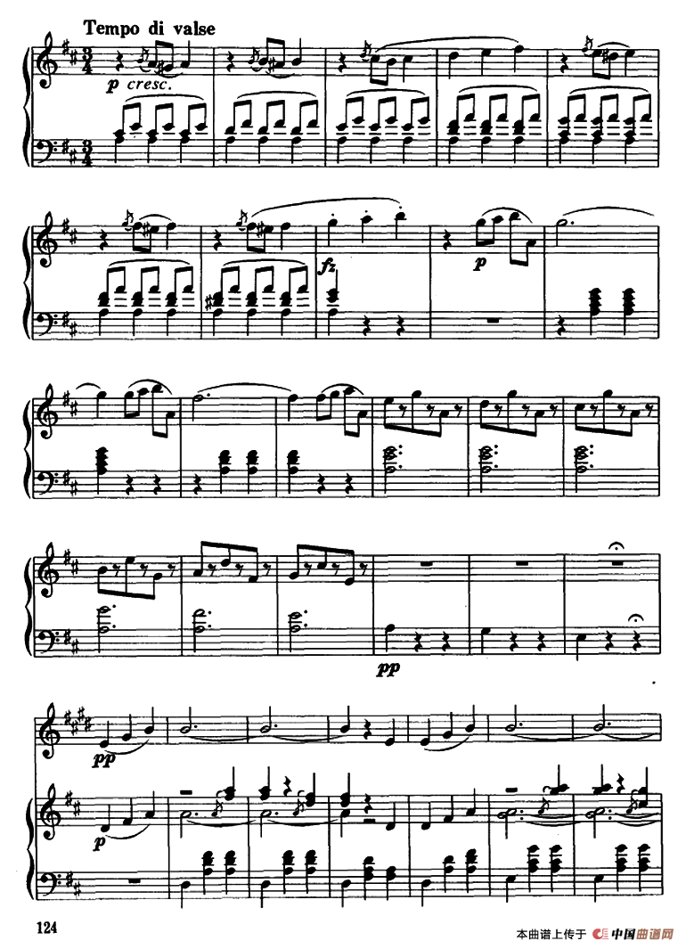 蓝色的多瑙河圆舞曲（降B小号独奏）