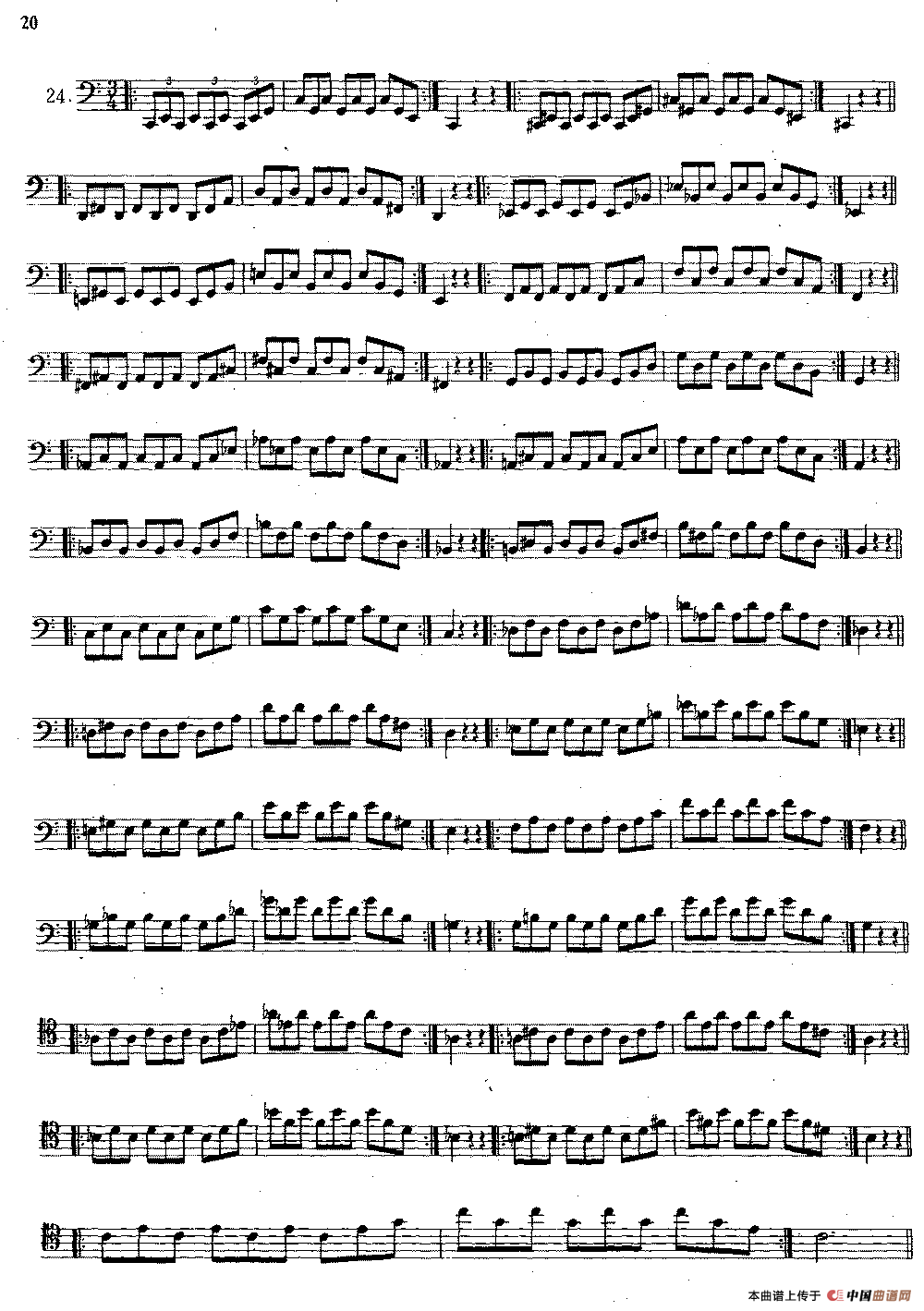 大管高级练习曲 第一部分 每日练习（21—33）