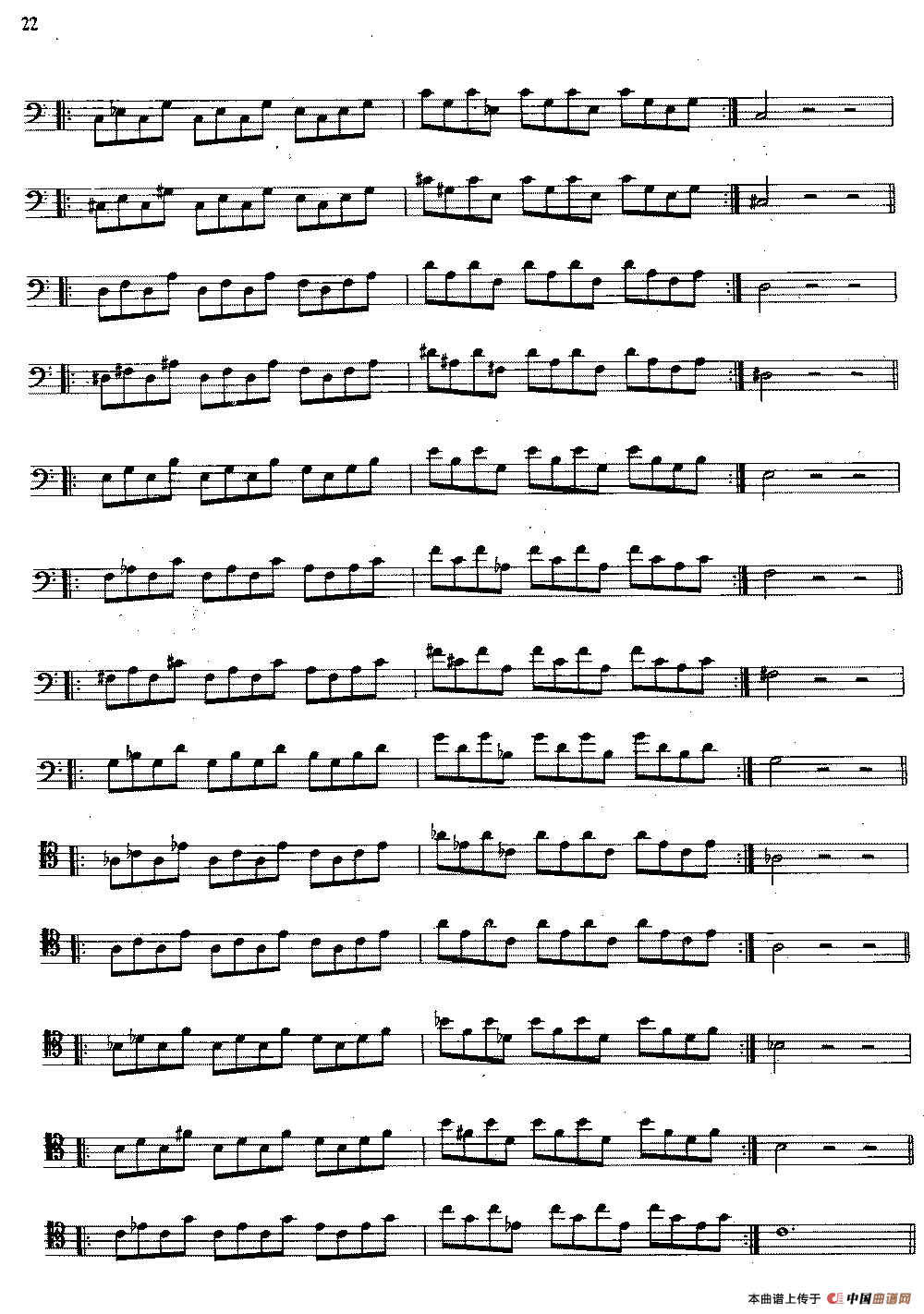 大管高级练习曲 第一部分 每日练习（21—33）