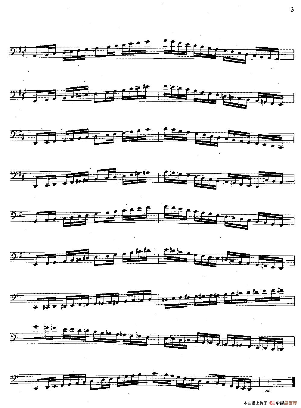 大管高级练习曲 第一部分 每日练习（1—10）