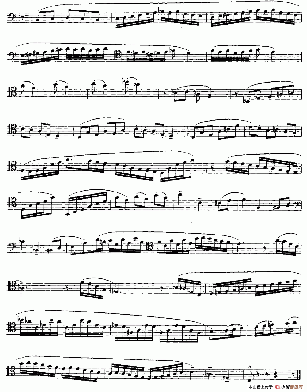 长号练习曲第7首（《15首高级练习曲》之2）