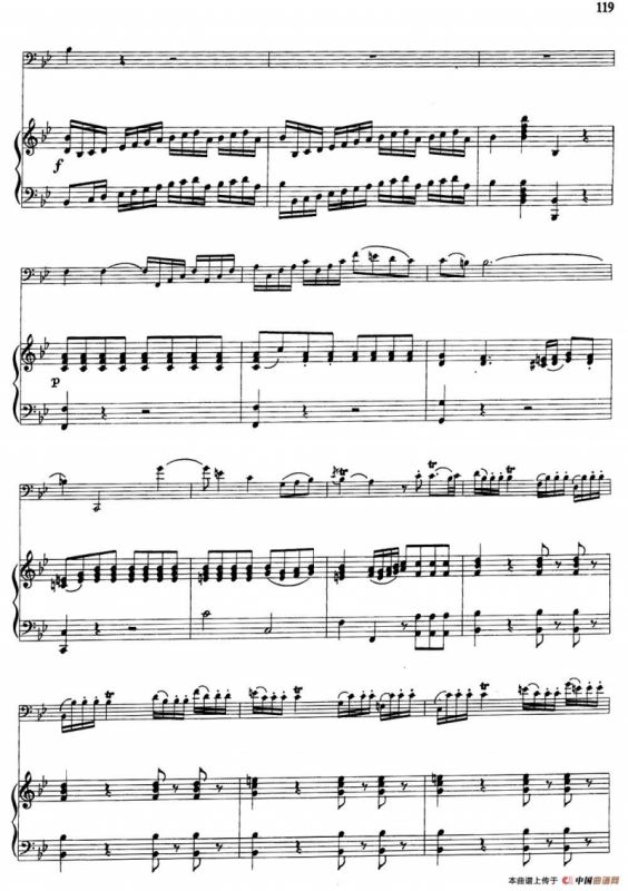 降B大调协奏曲（大管+钢琴伴奏）