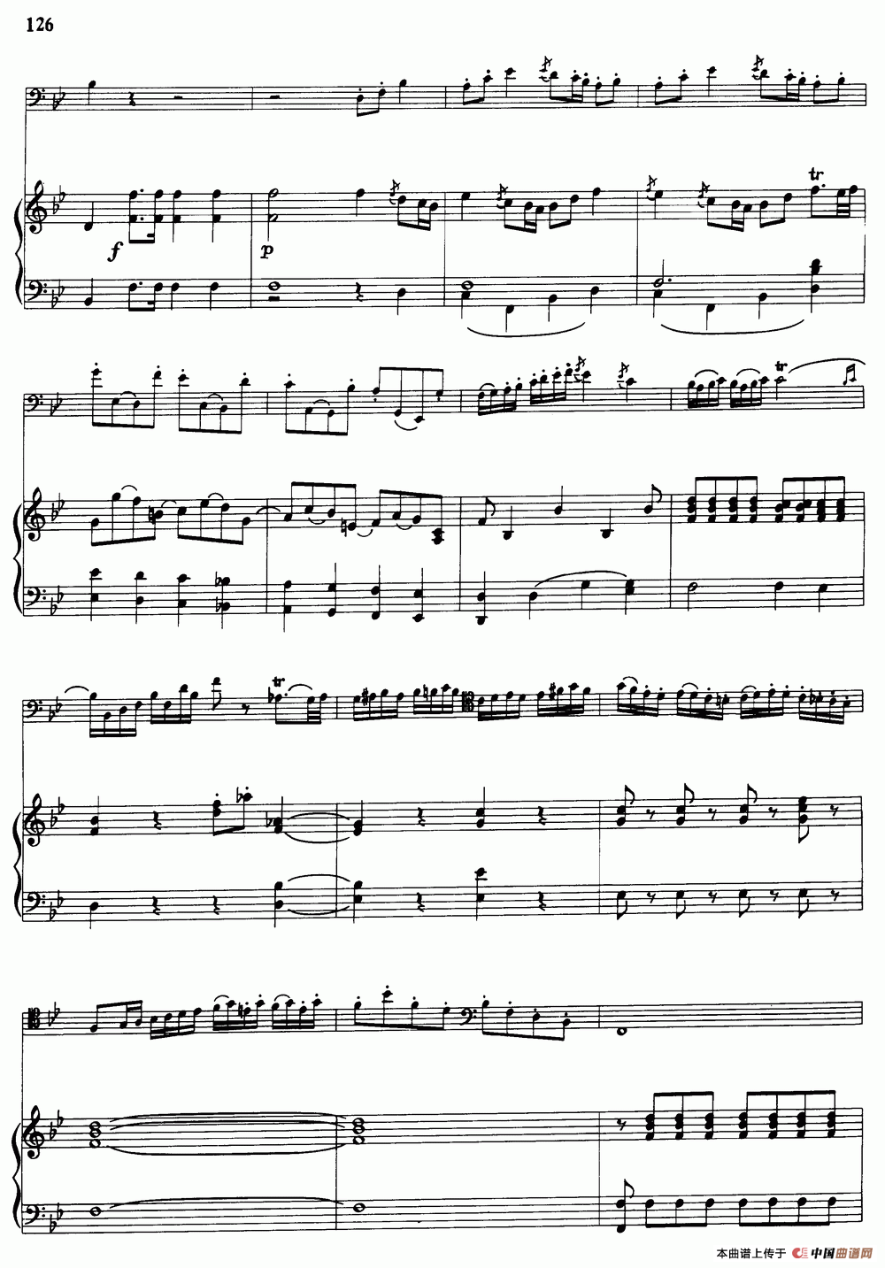 降B大调协奏曲（大管+钢琴伴奏）