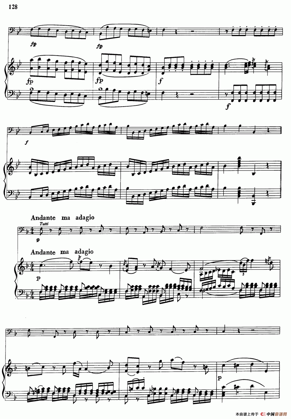 降B大调协奏曲（大管+钢琴伴奏）