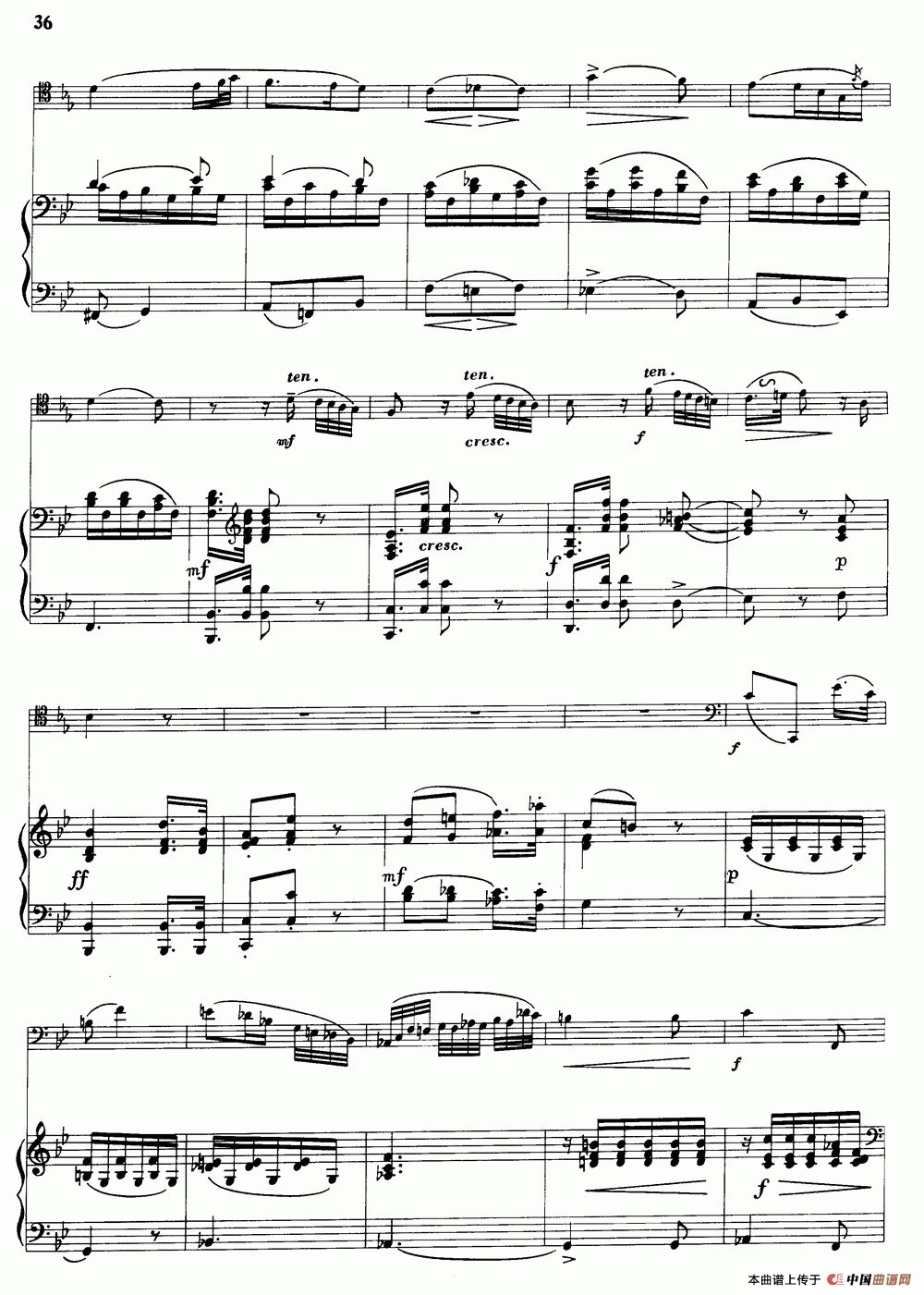 F大调协奏曲（大管+钢琴伴奏）