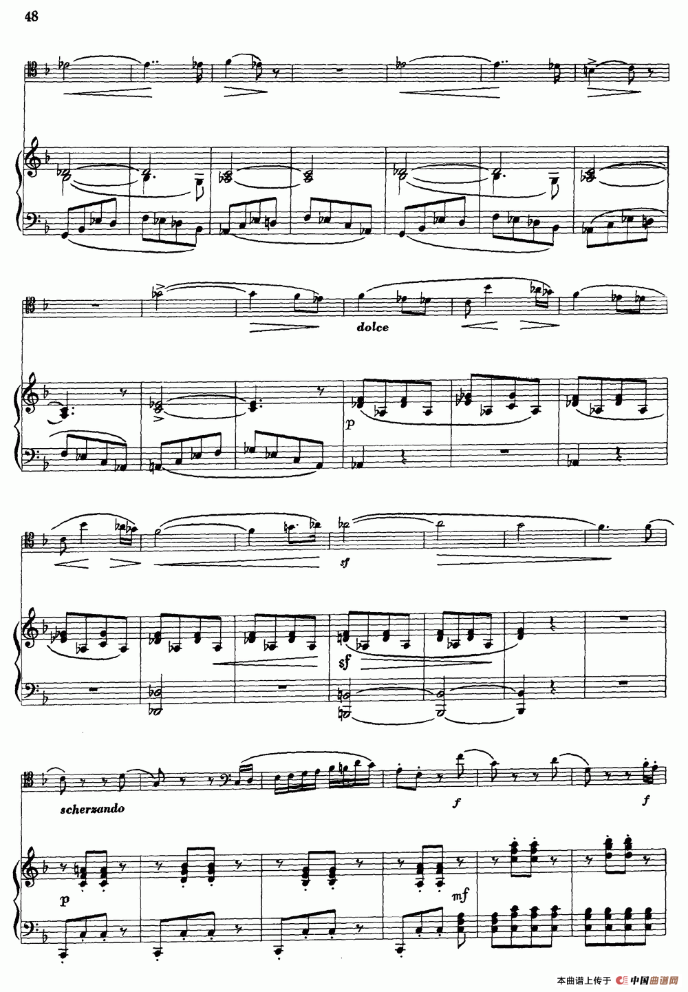 F大调协奏曲（大管+钢琴伴奏）