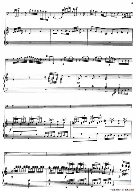 C大调协奏曲（大管+钢琴伴奏）