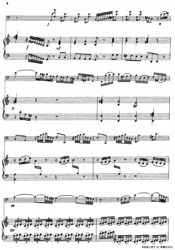 C大调协奏曲（大管+钢琴伴奏）