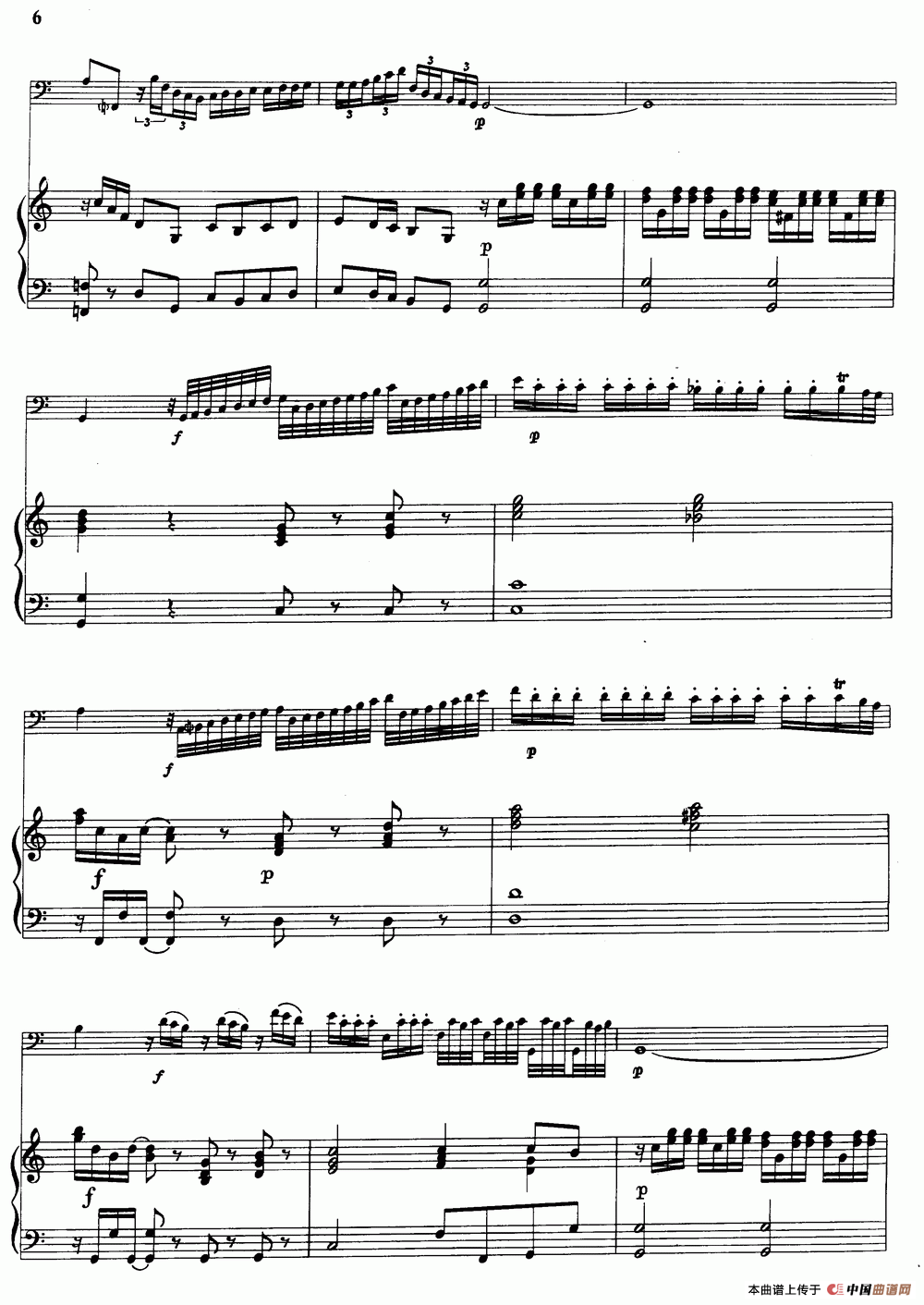 C大调协奏曲（大管+钢琴伴奏）