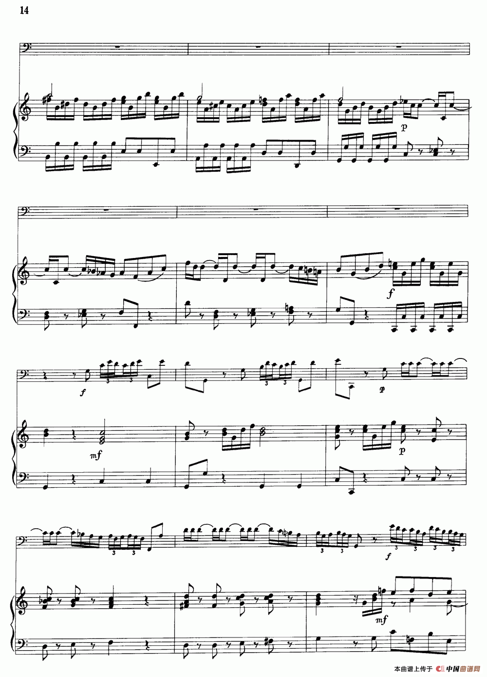 C大调协奏曲（大管+钢琴伴奏）