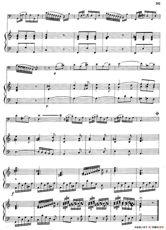 a小调协奏曲（大管+钢琴伴奏）