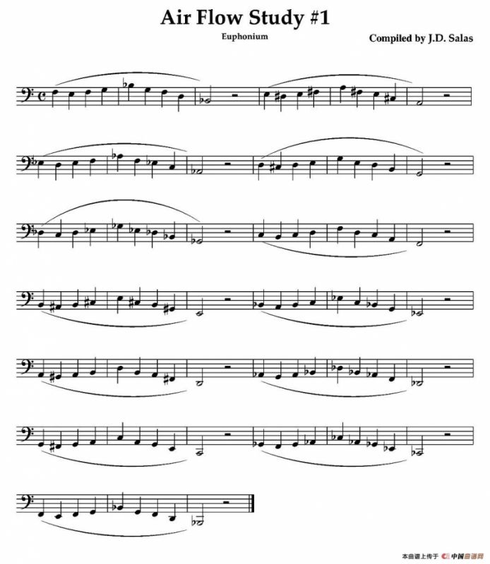 Air Flow Study - Euphonium（大号练习教材选曲）