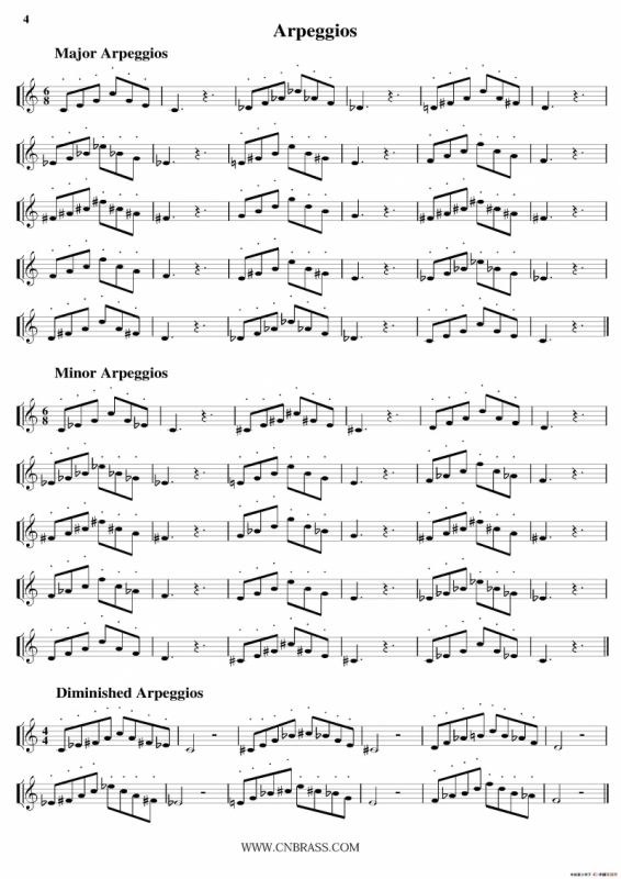 Arpeggios（小号）