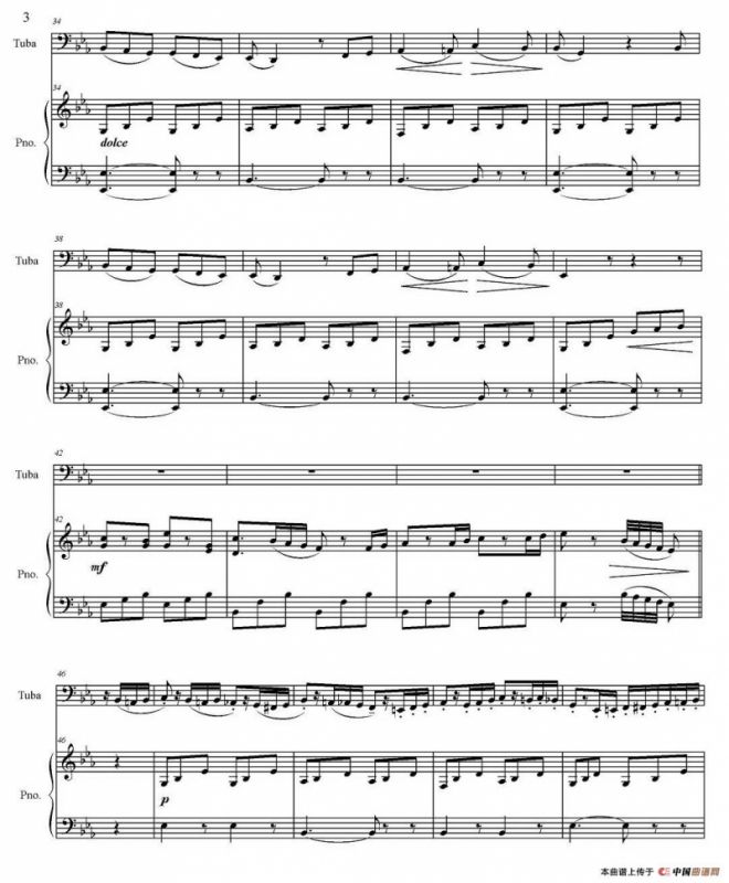 威尼斯狂欢节（大号+钢琴伴奏）