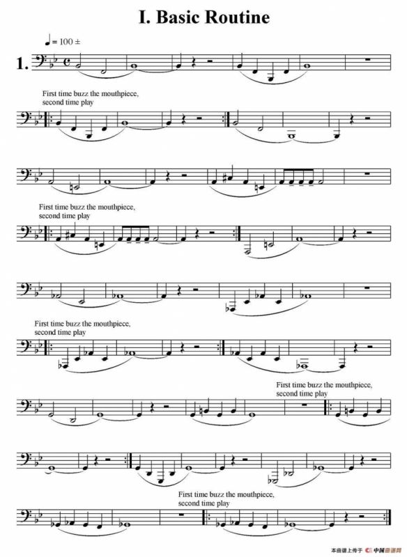 BB-flat大号每日练习第一部分：基础练习