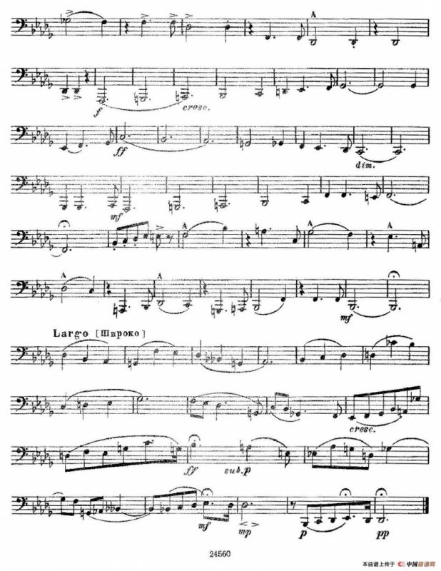 瓦西里耶夫24首大号练习曲集（19—24）