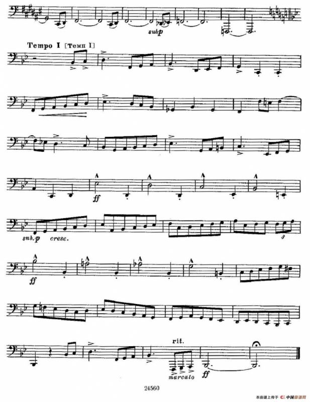 瓦西里耶夫24首大号练习曲集（1—6）