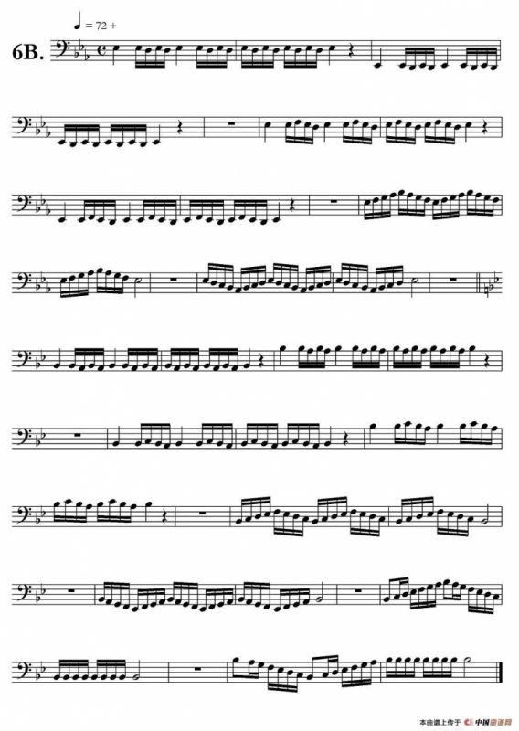 低音长号练习：Basic Routine