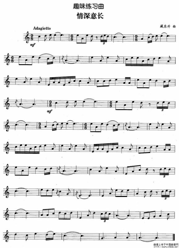 趣味练习曲：情深谊长