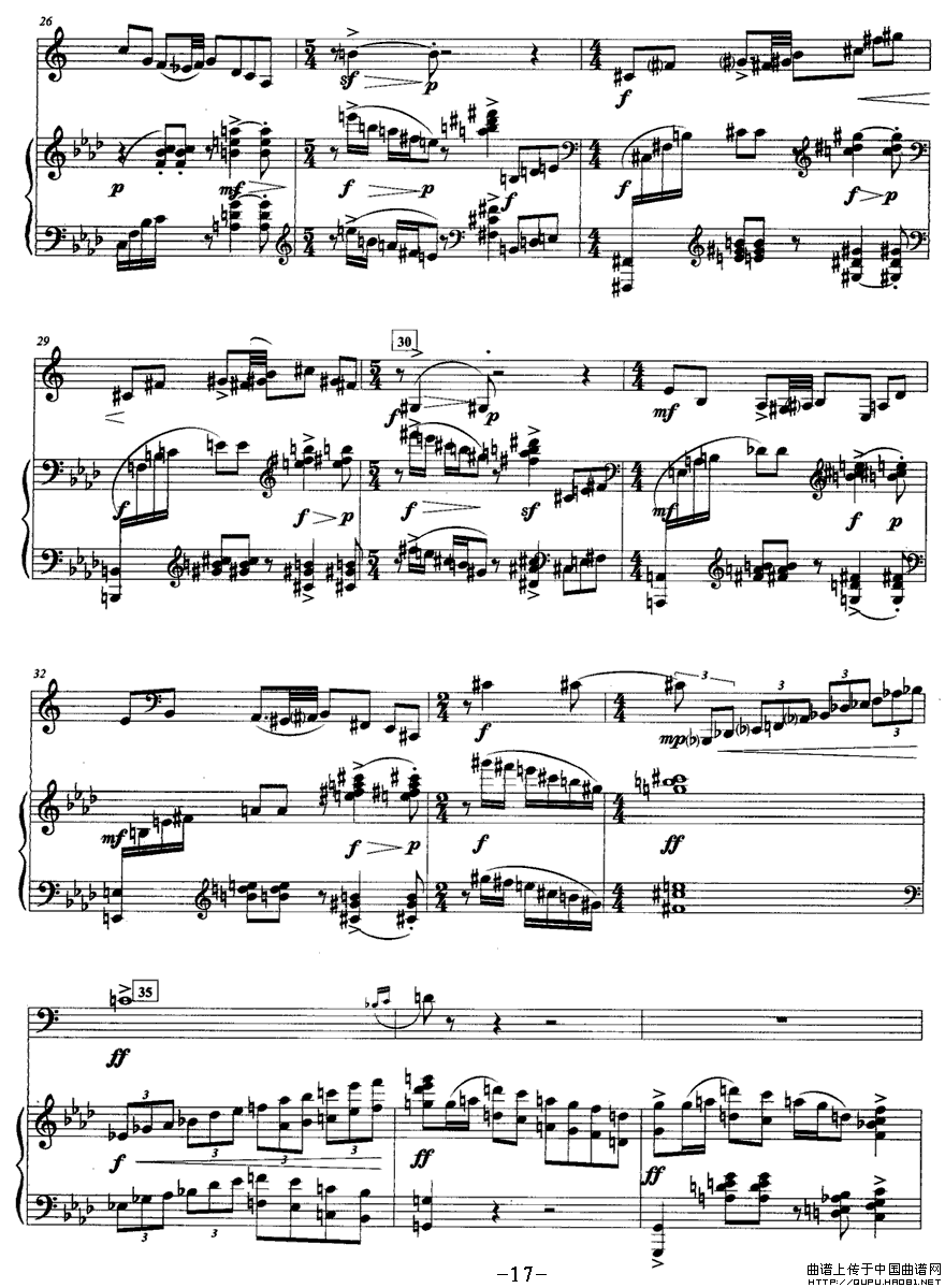 奏鸣曲（四 [圆号+钢琴]）