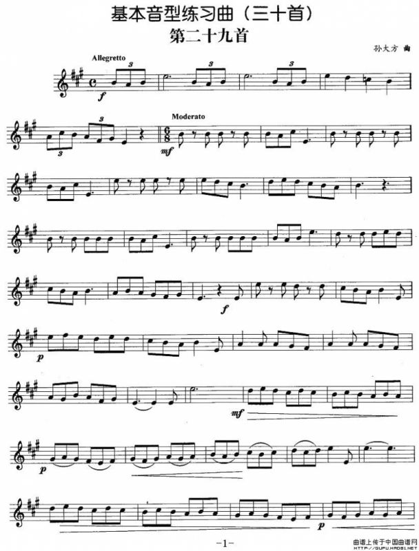 基本音型练习曲第二十九首