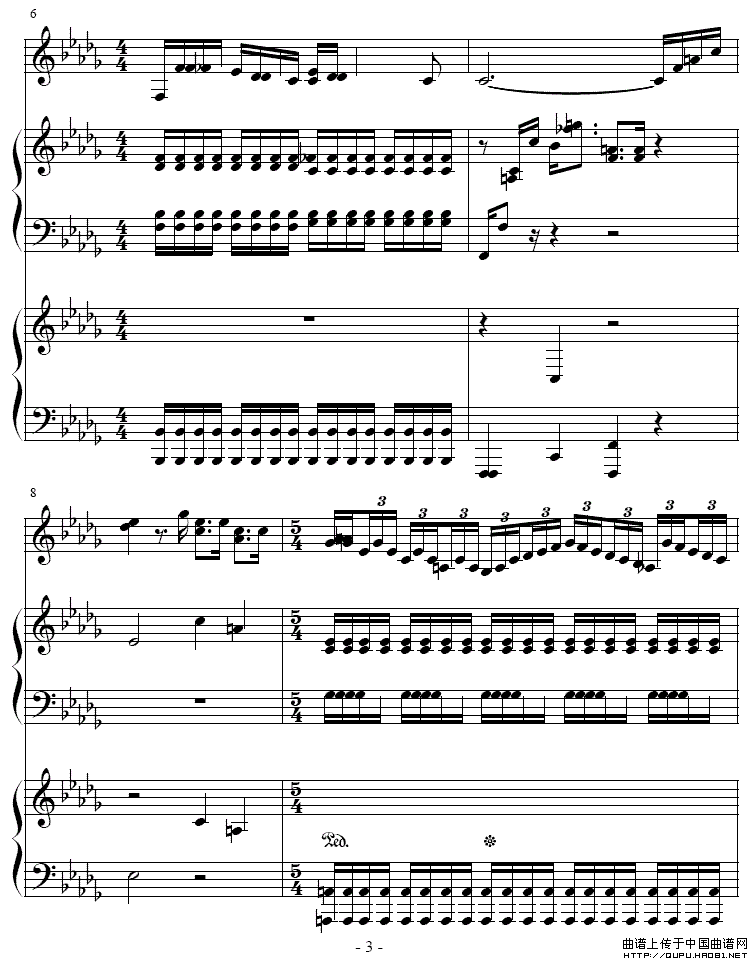 吉普赛之歌（小号+双钢琴）