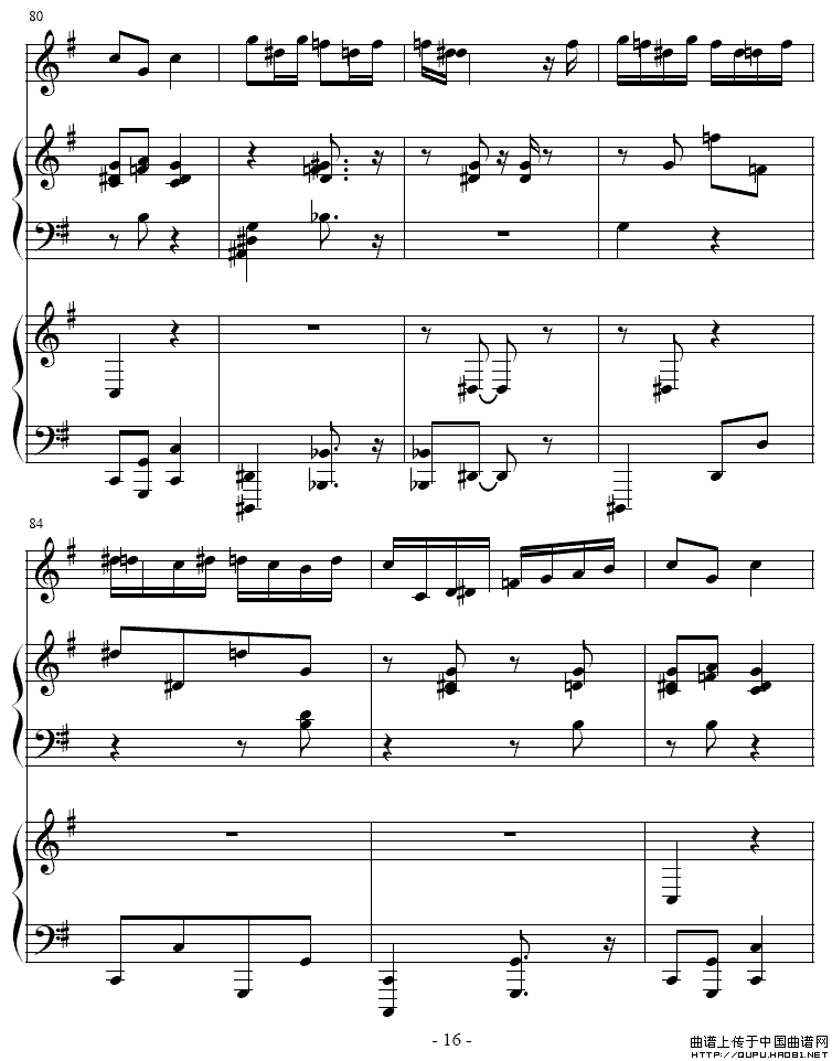 吉普赛之歌（小号+双钢琴）