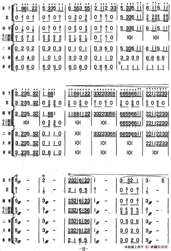 一枝春（笛子独奏+民乐队伴奏）