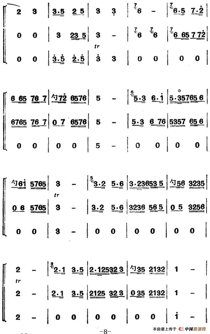 江南丝竹乐曲：春江花月夜（二胡+箫+二胡）