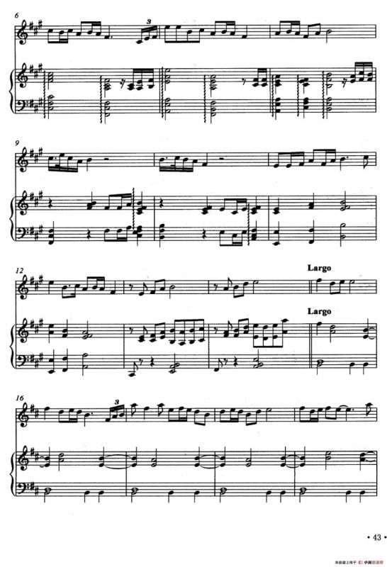 乡愁（竹笛+钢琴伴奏）