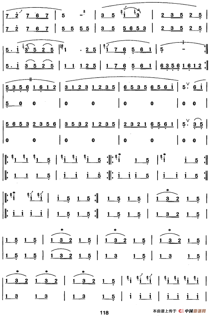 笛箫七级考级曲目：布谷鸟来了