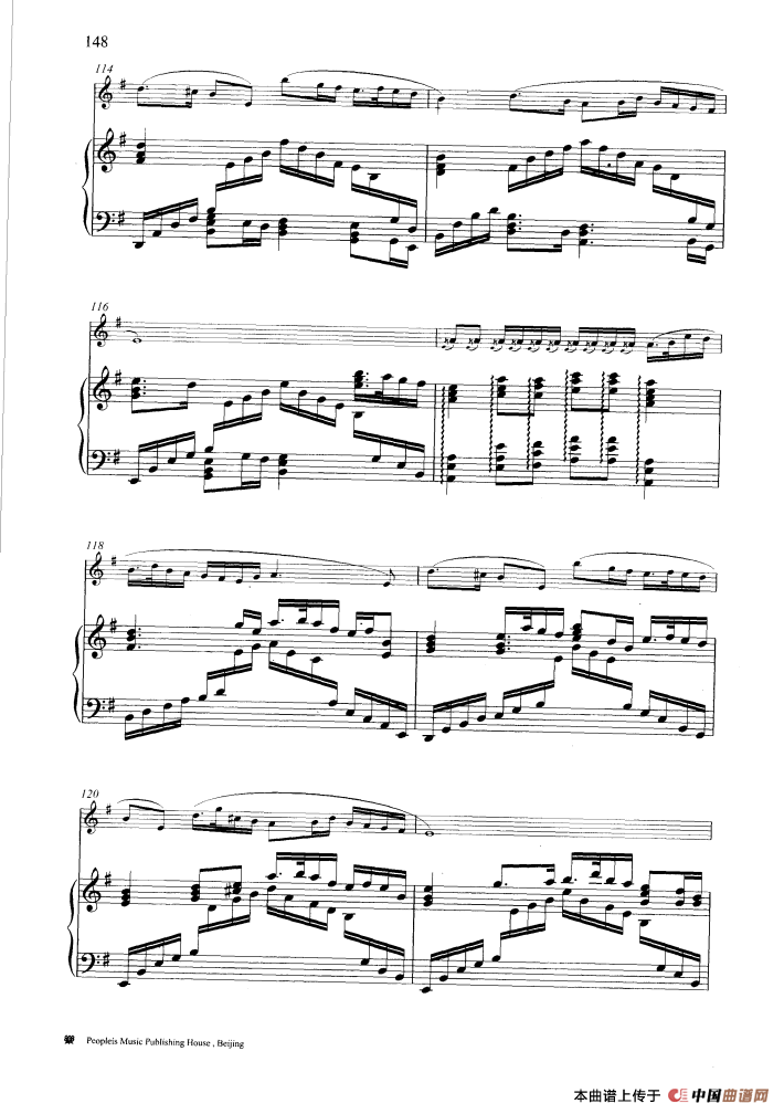 大青山下（钢琴伴奏谱）