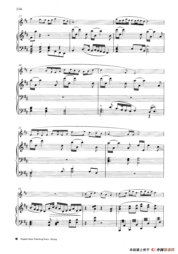 花泣（钢琴伴奏谱）