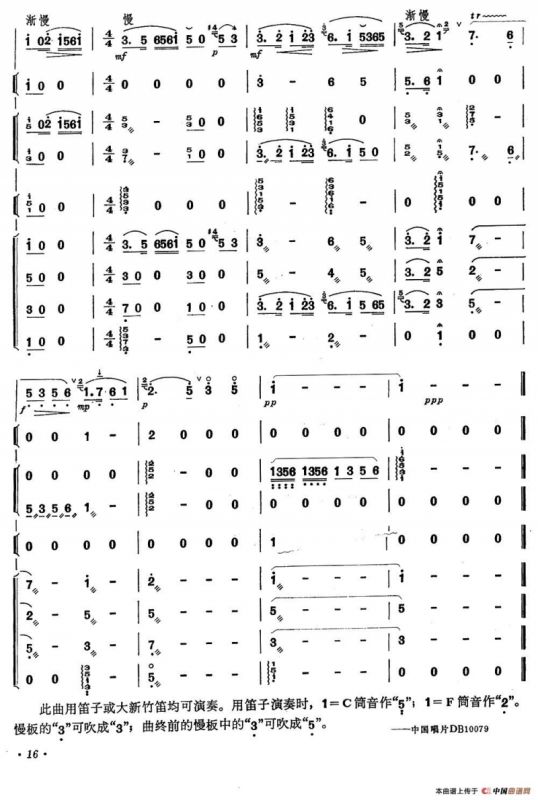 江南好（笛子+乐队合奏）