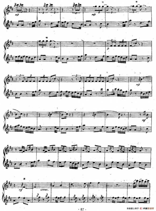 百鸟音（笛子+笙、五线谱）