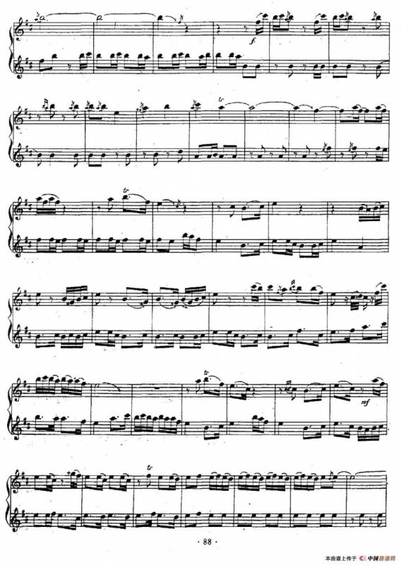 百鸟音（笛子+笙、五线谱）